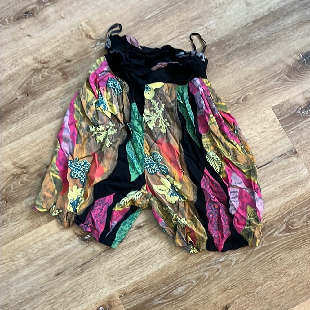 Colorful Floral Print Dress